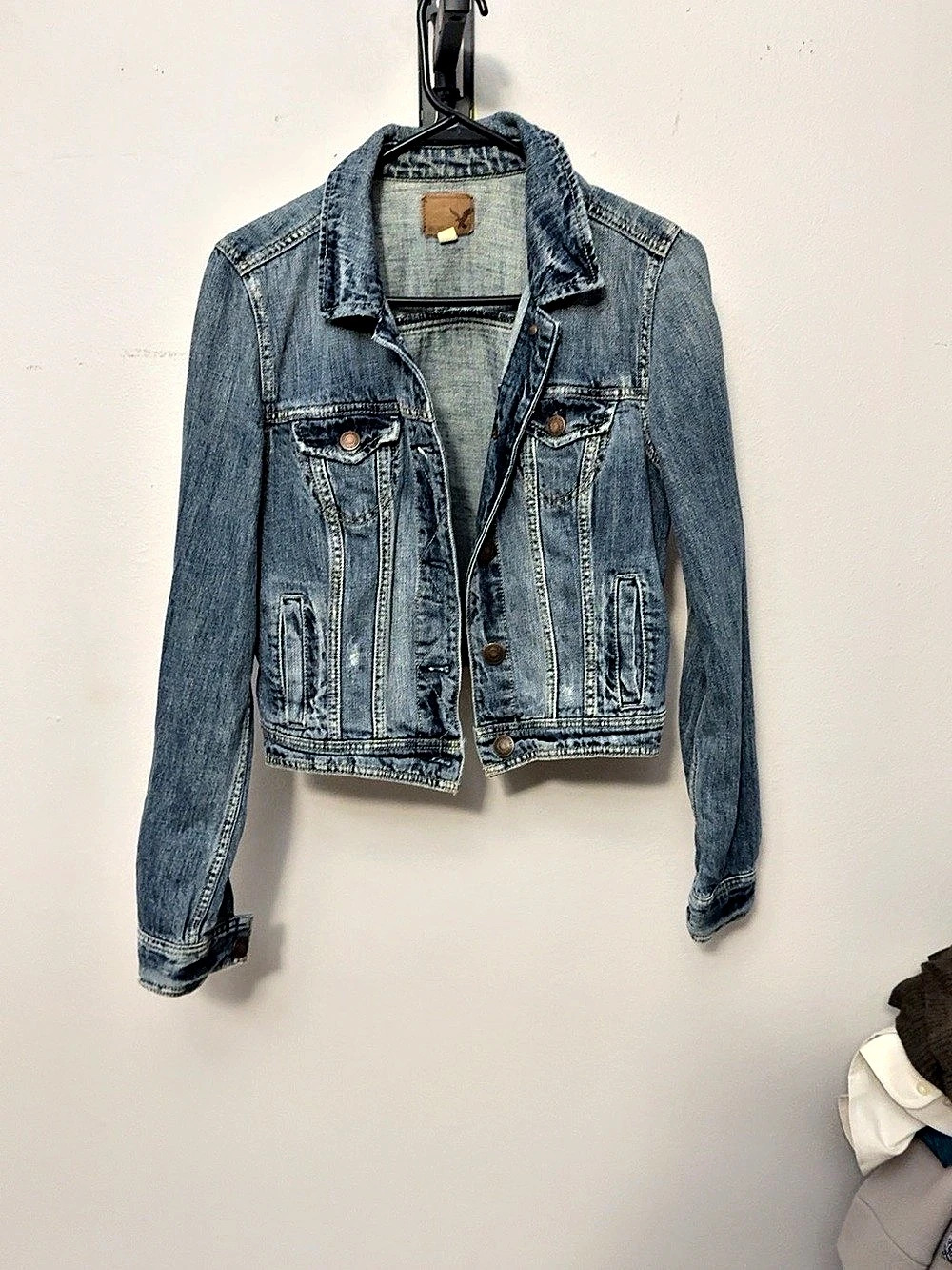 American Eagle Outfitters Classic Denim Jacket Women's Denim Jean Jacket Size